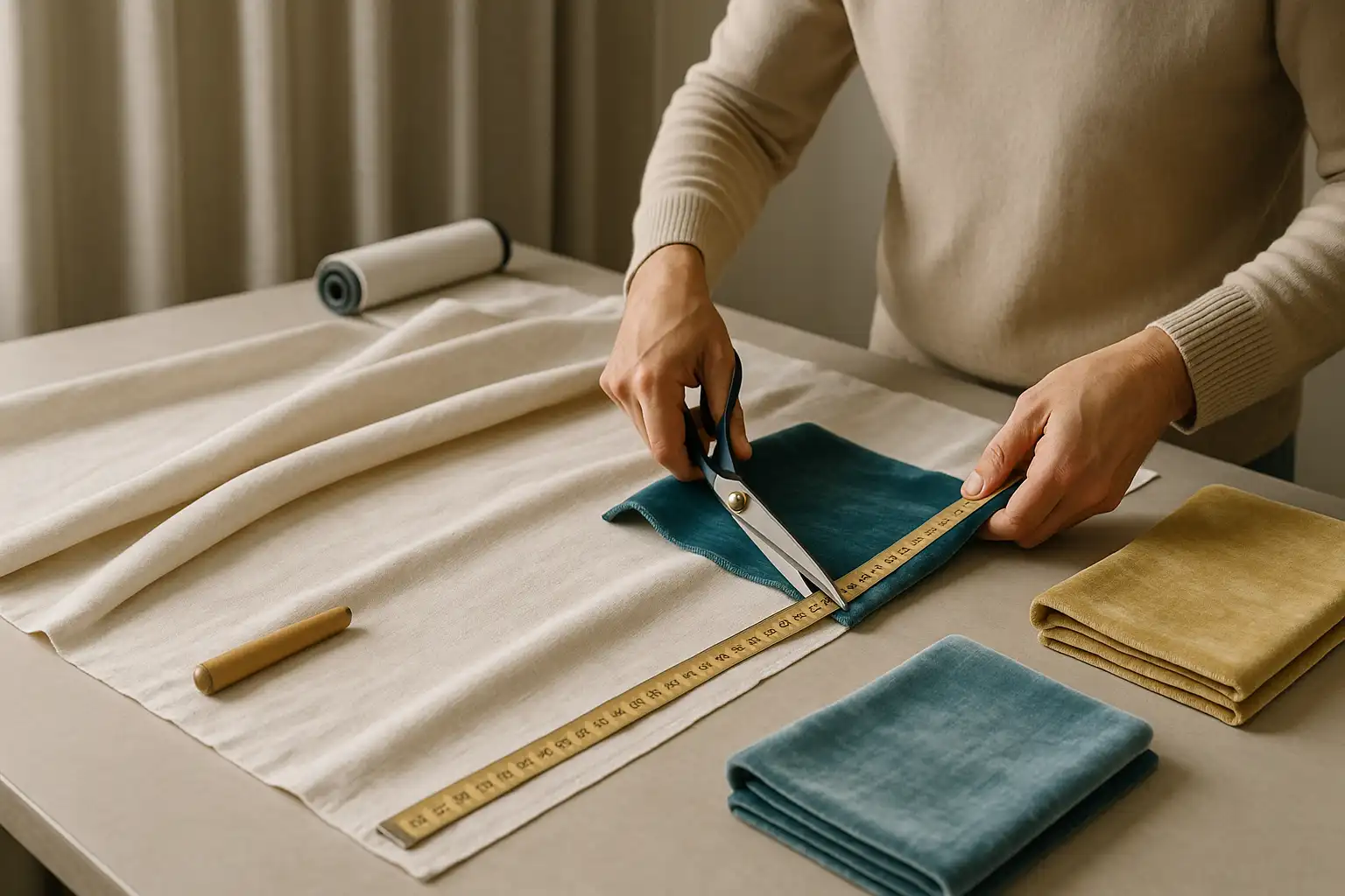 confección artesanal cortinas lujo taller premium fancy decor