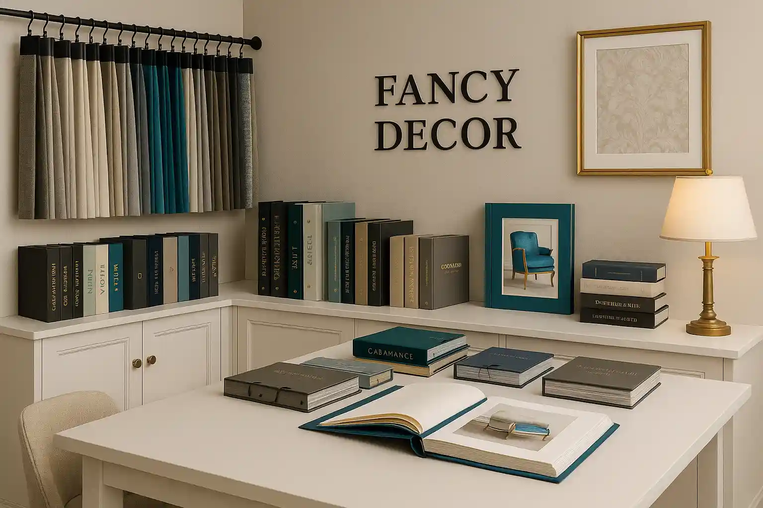 estudio fancy decor muestrarios telas premium asesoramiento tapizado