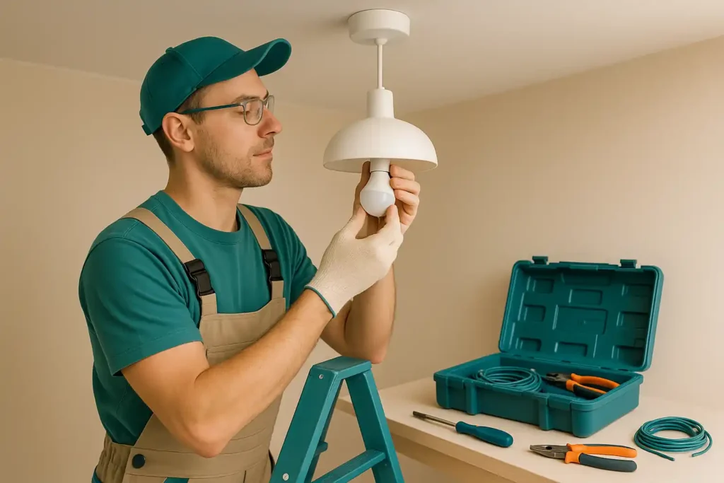 instalacion-lampara